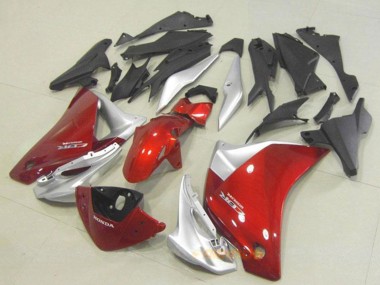 Cheap 2011-2015 Honda CBR250RR Motorcycle Fairing - Silver Red Canada