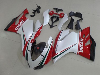 Cheap 2011-2014 Ducati 1199 Motorcycle Fairing Kits - White Red Black Green Canada