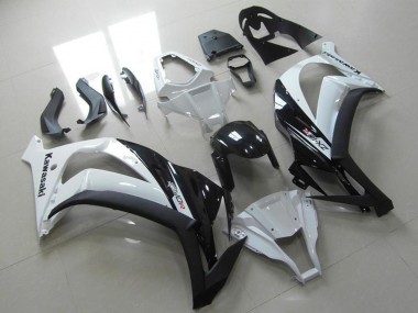 Cheap 2011-2015 Kawasaki ZX10R Motorcycle Fairing - White Glossy Black Canada