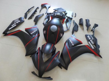 Cheap 2012-2016 Honda CBR1000RR Motorcycle Fairings - Matte Black Red Stripe Canada