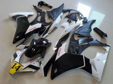 Cheap 2013-2015 Honda CBR500R Motorcycle Fairings - White Yellow Glossy Black DENSO Canada