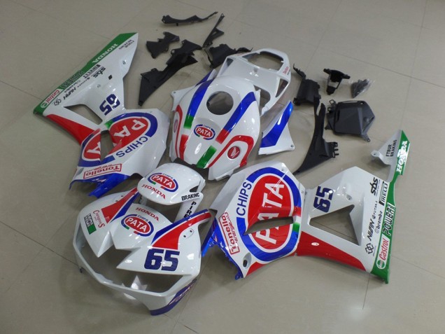 2013-2026 Honda CBR600RR Motorcycle Fairings - White Red Blue Pata 65 Canada