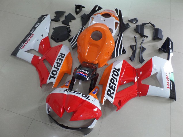 2013-2023 Honda CBR600RR Motorcycle Fairing Kits - Orange White Red Glossy Black Repsol Canada