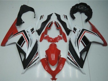 Cheap 2013-2024 Kawasaki Ninja 300 EX300R Motorcycle Fairings - White Red Black Canada