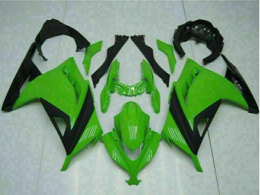 Cheap 2013-2024 Kawasaki Ninja 300 EX300R Motorcycle Fairings - Green Black Canada