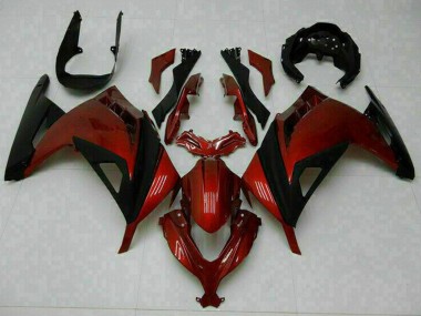 Cheap 2013-2024 Kawasaki Ninja 300 EX300R Motorcycle Fairings - Red Black Canada
