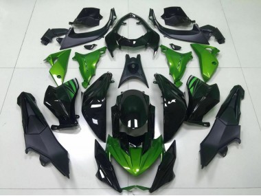 Cheap 2013-2018 Kawasaki Z800 Motorcycle Fairing - Green Glossy Black Canada