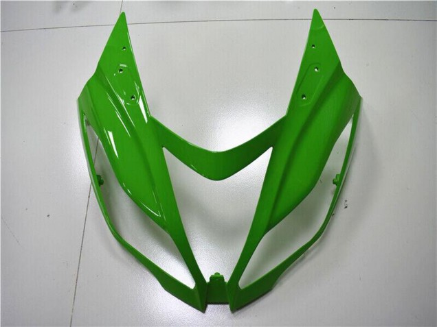 2013-2018 Kawasaki ZX6R Motorcycle Fairings - Green White Glossy Black Canada