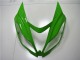 2013-2018 Kawasaki ZX6R Motorcycle Fairings - Green White Glossy Black Canada