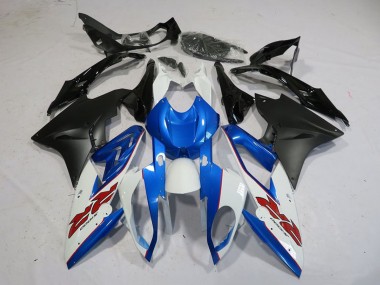 Cheap 2015-2016 BMW S1000RR Motorcycle Fairing - White Blue Matte Black Canada