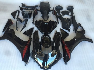 Cheap 2015-2019 Yamaha YZF R1 Motorcycle Fairings - Glossy Black Red Canada