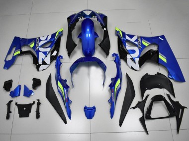 Cheap 2017-2024 Suzuki GSXR 1000 Motorcycle Fairings - Blue White Green Canada