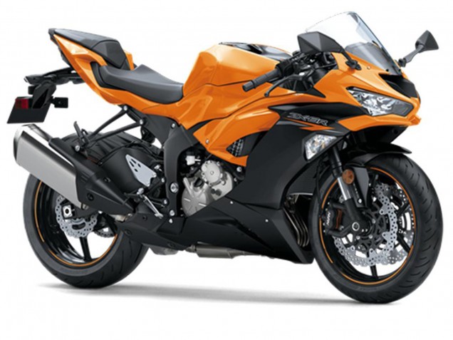 2019-2022 Kawasaki ZX6R Motorcycle Fairings - Orange Black Canada
