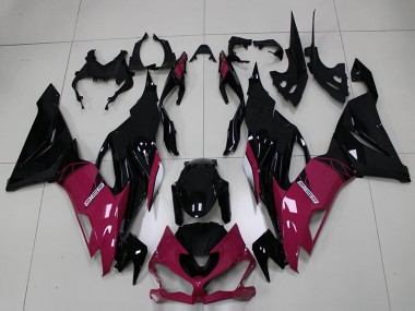 Cheap 2019-2022 Kawasaki ZX6R Motorcycle Fairings - Purple Glossy Black Canada