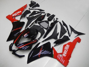 Cheap 2009-2015 Aprilia RSV4 1000 Motorcycle Fairings - Glossy Black Red Canada