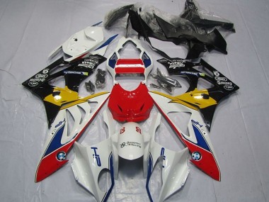Cheap 2009-2014 BMW S1000RR Motorcycle Fairings - White Red Yellow Blue Black HP Castrol Canada