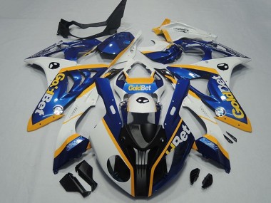 Cheap 2009-2014 BMW S1000RR Motorcycle Fairings - White Yellow Blue Matte Black GoldBet Canada