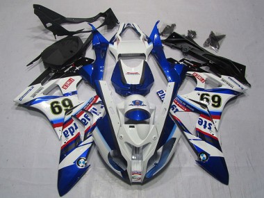 Cheap 2009-2014 BMW S1000RR Motorcycle Fairings - White Red Blue Black Sterilgarda 69 Canada