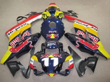 Cheap 2004-2005 Honda CBR1000RR Motorcycle Fairings - Yellow Blue White Red Bull Repsol 11 Canada