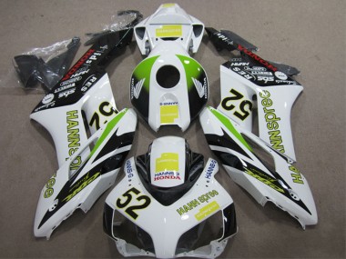 Cheap 2004-2005 Honda CBR1000RR Motorcycle Fairings - White Yellow Green Black Hannspree 52 Canada