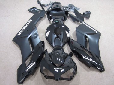 Cheap 2004-2005 Honda CBR1000RR Motorcycle Fairings - Glossy Black Matte Black White Decals Canada