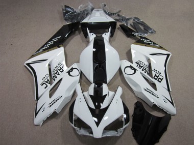 Cheap 2004-2005 Honda CBR1000RR Motorcycle Fairings - White Glossy Black Pramac Canada