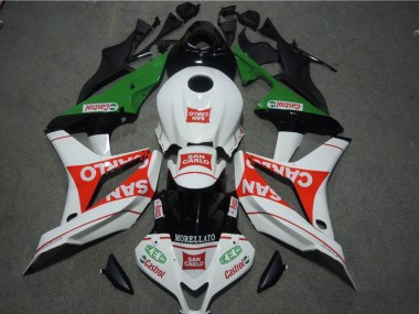 Cheap 2004-2005 Honda CBR1000RR Motorcycle Fairings - White Red Green Glossy Black San Carlo Castrol Canada