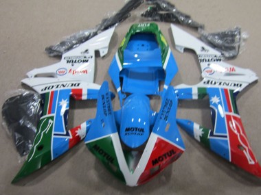 Cheap 2004-2005 Honda CBR1000RR Motorcycle Fairing - White Blue Red Green Motul Canada