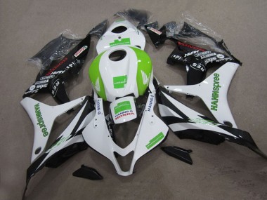 Cheap 2004-2005 Honda CBR1000RR Motorcycle Fairings - White Green Glossy Black Hannspree Canada