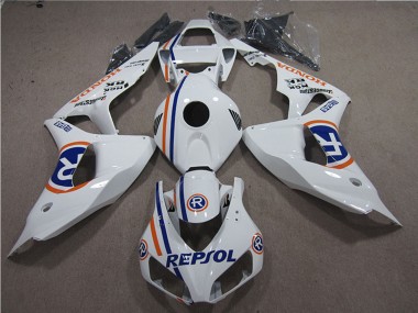 Cheap 2006-2007 Honda CBR1000RR Motorcycle Fairings - White Blue Repsol Canada