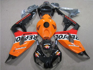 Cheap 2006-2007 Honda CBR1000RR Bike Fairings - Orange White Red Glossy Black Repsol Canada