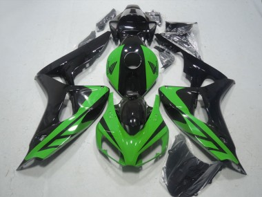 Cheap 2006-2007 Honda CBR1000RR Motorcycle Fairing - Green Glossy Black Canada
