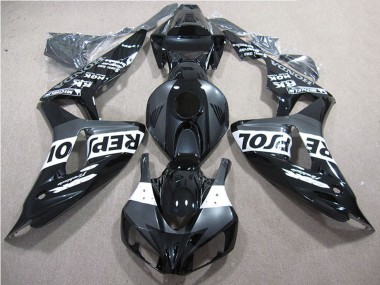 Cheap 2006-2007 Honda CBR1000RR Motorcycle Fairings - Glossy Black Grey White Repsol Canada