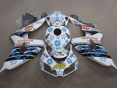 Cheap 2006-2007 Honda CBR1000RR Motorcycle Fairings - White Light Blue Glossy Black Red Nastro Azzurro Repsol 46 Canada
