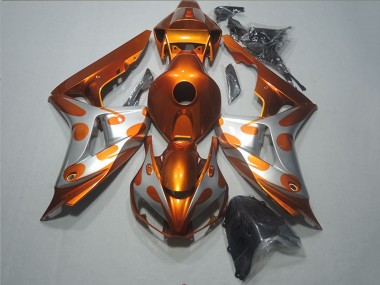 Cheap 2006-2007 Honda CBR1000RR Motorcycle Fairings - Silver Dark Gold Canada