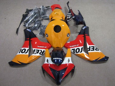 Cheap 2008-2011 Honda CBR1000RR Motorcycle Fairings Kits - Orange White Red Glossy Black Repsol Canada