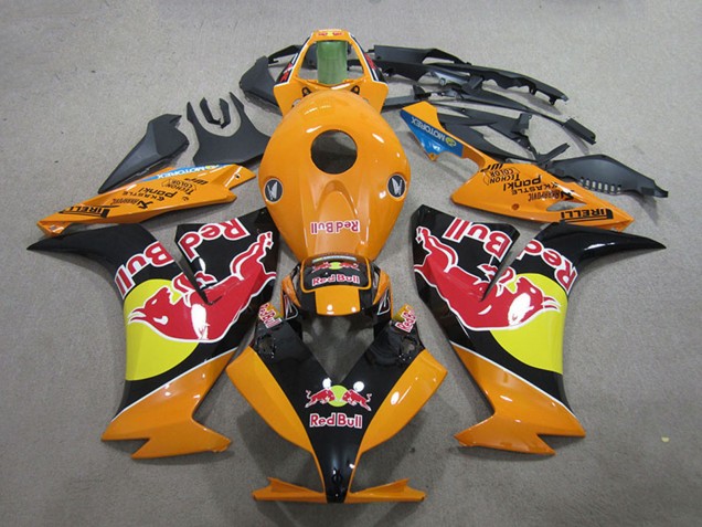 2012-2016 Honda CBR1000RR Motorcycle Fairings - Orange Yellow Glossy Black Red Bull Canada