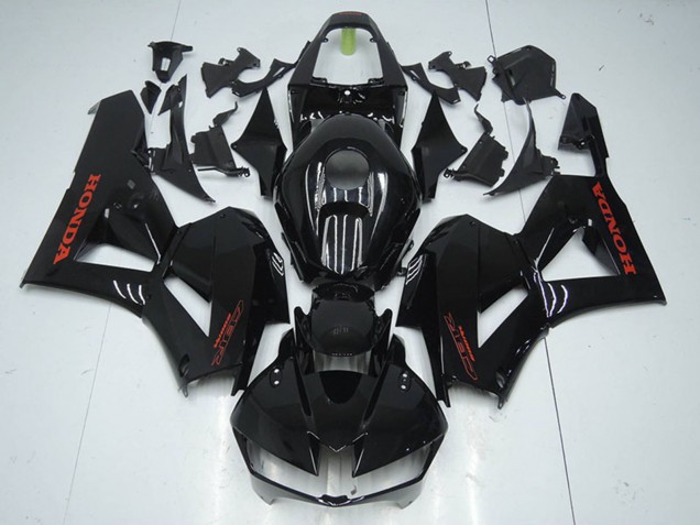 2012-2016 Honda CBR1000RR Motorcycle Fairings - Glossy Black Red Decal Canada