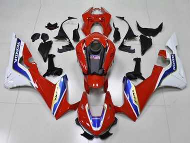 Cheap 2017-2023 Honda CBR1000RR Motorcycle Fairing - White Red Blue HRC Canada