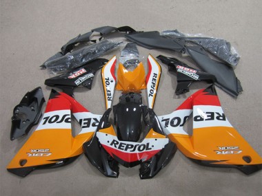 Cheap 2011-2016 Honda CBR125R Motorcycle Fairings - Orange White Red Glossy Black Repsol Canada