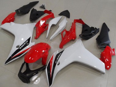 Cheap 2011-2013 Honda CBR600F Motorcycle Fairings - White Red Glossy Black Canada