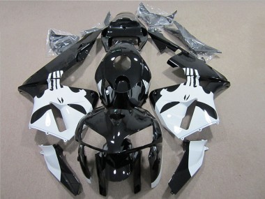 Cheap 2005-2006 Honda CBR600RR Motorcycle Fairing - Glossy Black White Canada