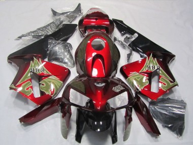 Cheap 2005-2006 Honda CBR600RR Motorcycle Fairing - Black Red Canada
