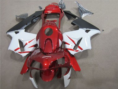 Cheap 2005-2006 Honda CBR600RR Bike Fairings - Red White Black Canada