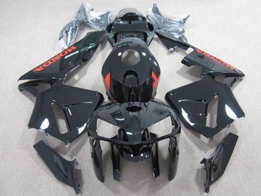 Cheap 2005-2006 Honda CBR600RR Motorcycle Fairings - Black with Red Canada