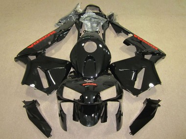 Cheap 2005-2006 Honda CBR600RR Motorcycle Fairings - Glossy Black Red Canada