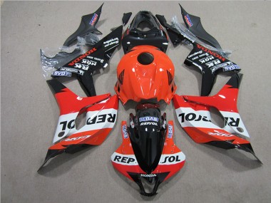 Cheap 2007-2008 Honda CBR600RR Motorcycle Fairings Kits - Orange White Red Glossy Black Repsol Canada