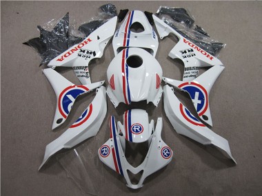 Cheap 2007-2008 Honda CBR600RR Motorcycle Fairings - White Blue Red R Canada