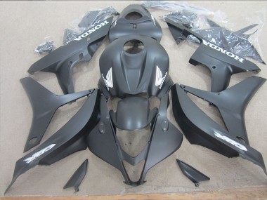 Cheap 2007-2008 Honda CBR600RR Motorcycle Fairing - Matte Black White Decals Canada