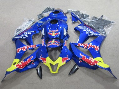 Cheap 2007-2008 Honda CBR600RR Motorcycle Fairing Kits - Blue Yellow Red Bull Canada